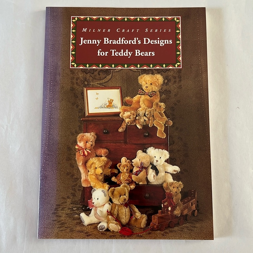 NWT Jenny Bradford’s Designs for Teddy Bears 1996 BOOK Patterns Make Yourself 🧸